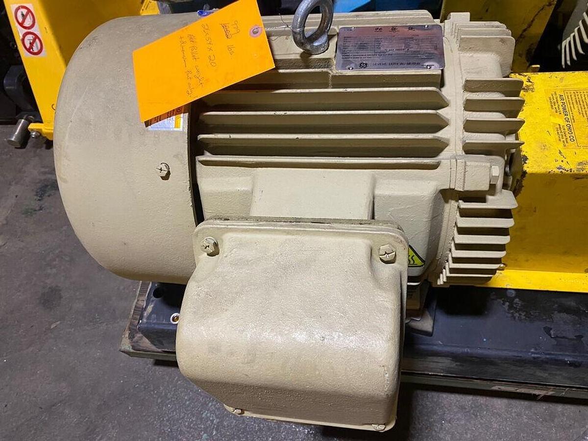 Used PACO,11-25957-E46L04,END SUCTION 2.5" CENTRIFUGAL PUMP 25HP GE MOTOR