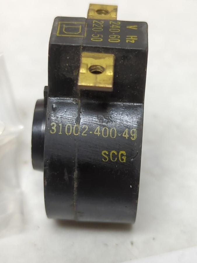 Used SQUARE D,31002-400-49,COIL 240V 60HZ 220V50HZ LOT OF 2 PRE-OWNED