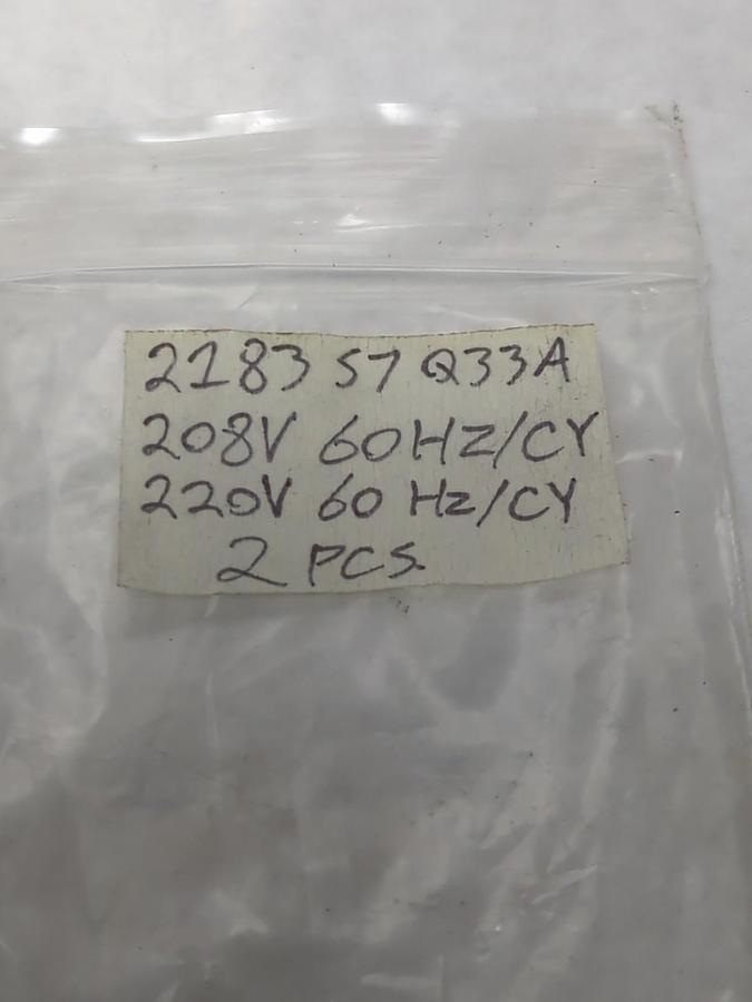 Used SQUARE D,2183 S7Q33A,COIL 208/220V 60HZ LOT OF 2 PRE-OWNED