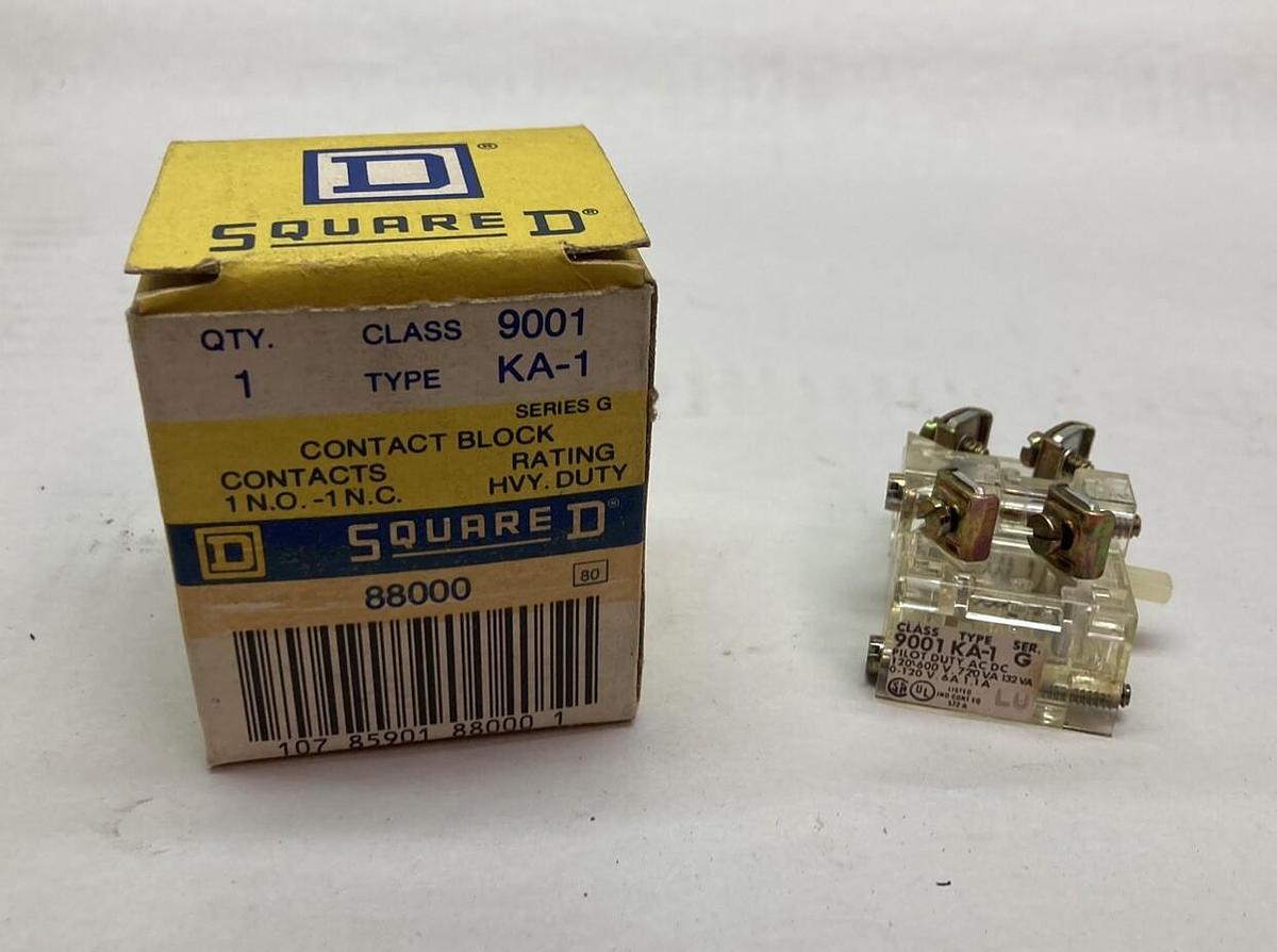 Used Square D,9001 KA-1,Series G Contact Block