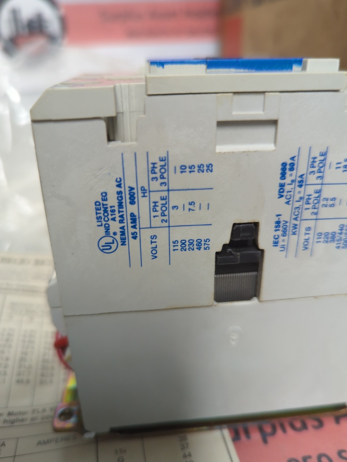 EATON CUTLER HAMMER,AN16GN0A,FREEDOM SERIES 3-POLE OPEN STARTER SIZE 2 NOS