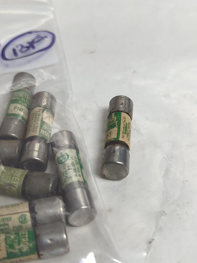 Used COOPER BUSSMANN,FNM-1,FUSETRON 1 AMP FUSE LOT OF 13 PRE-OWNED
