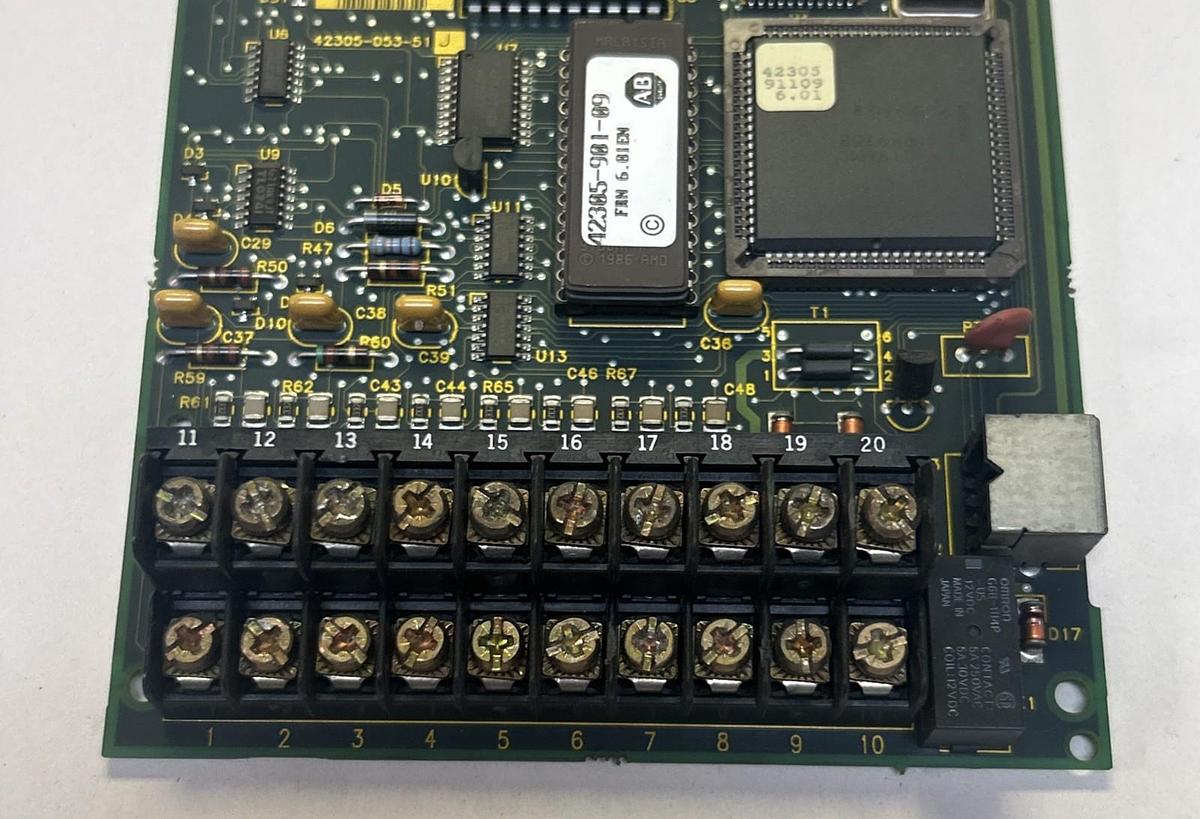 Used ALLEN BRADLEY,42305-053-51,DRIVE CONTROL BOARD