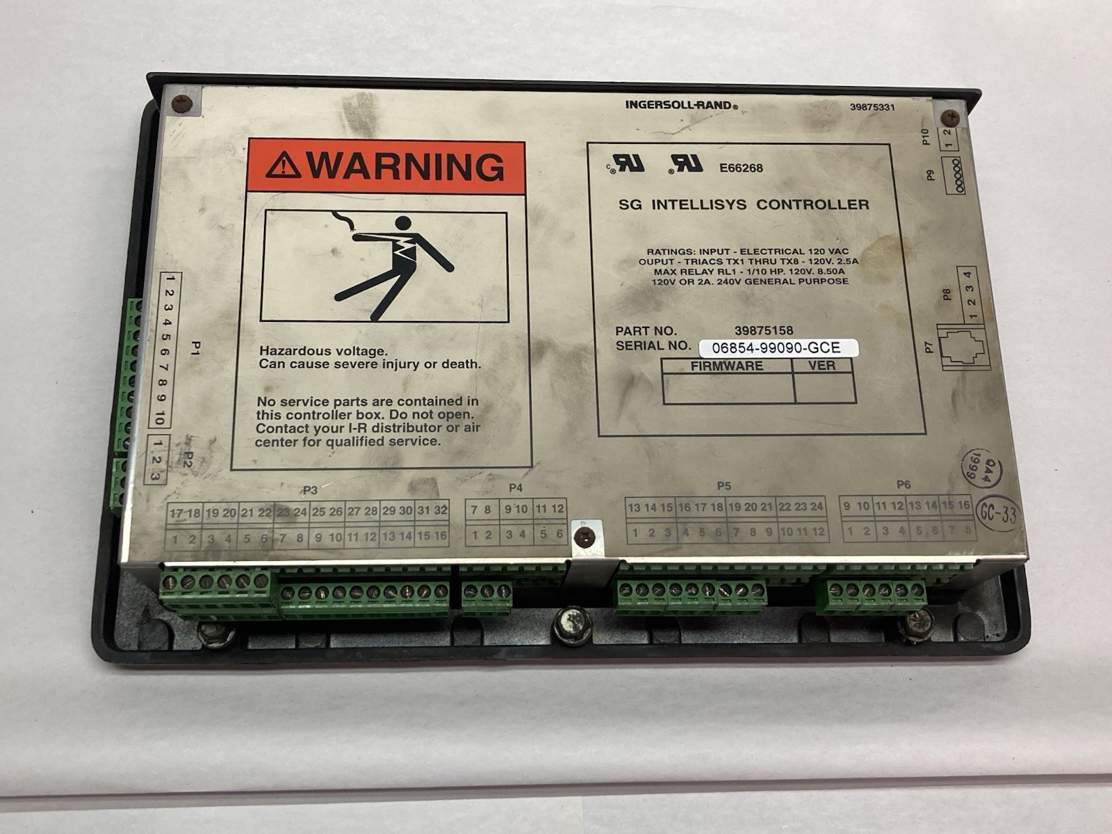 Used Ingersoll-Rand,39875158,Intekkisys Controller 120V