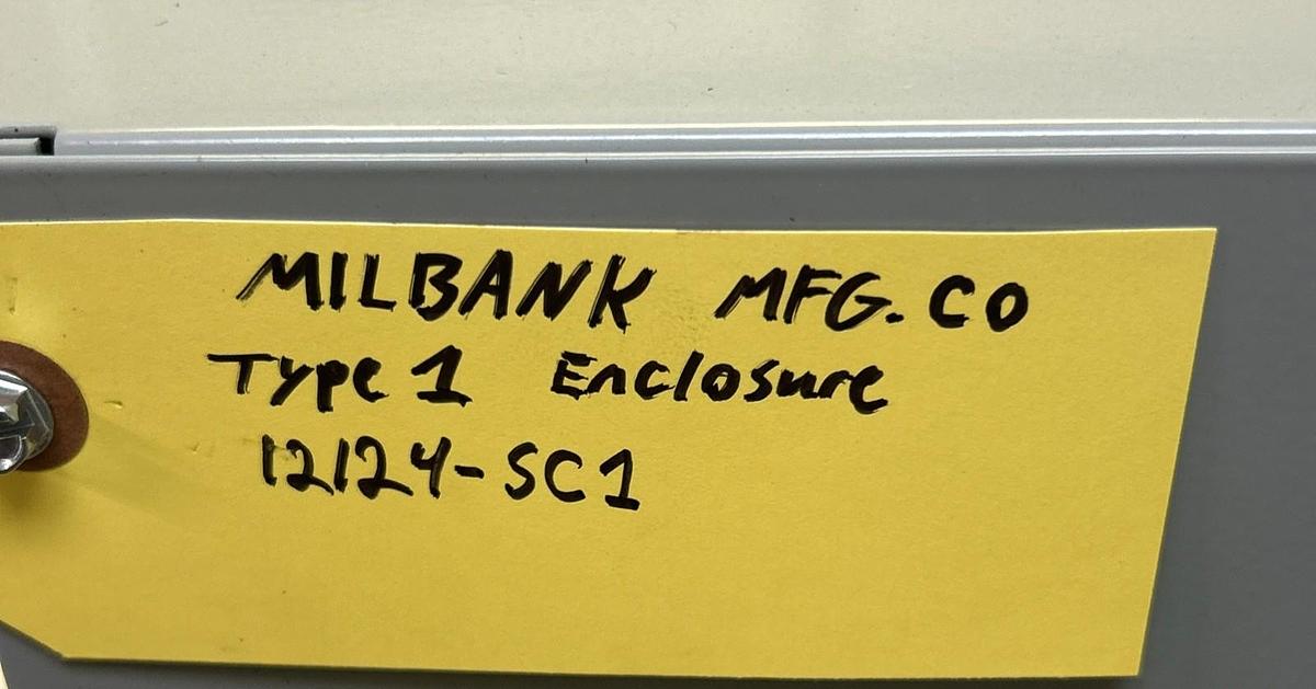 MILBANK,12124-SC1,ENCLOSURE NOS