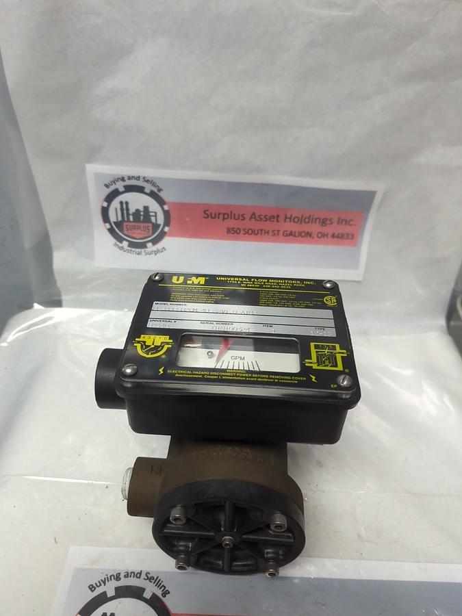 Used UNIVERSAL FLOW MONITORS,LL-BBPSB2GM-4U-32V1.0-A1NR,FLOW CONTROL TYPE 12-13 USED