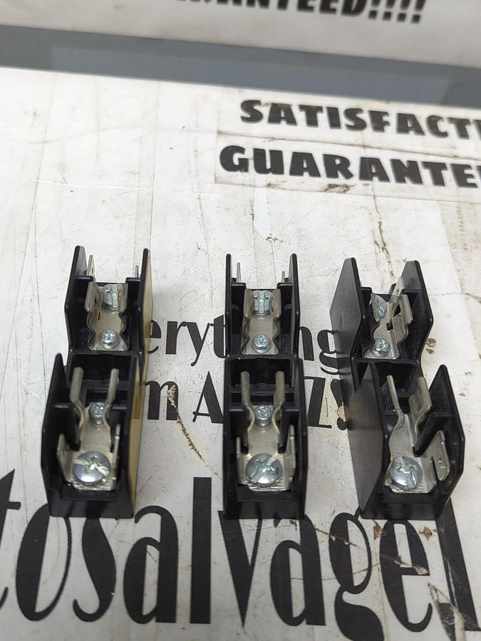 COOPER BUSSMANN,BM6031SQ,1-POLE FUSE HOLDER LOT OF 3 NOS