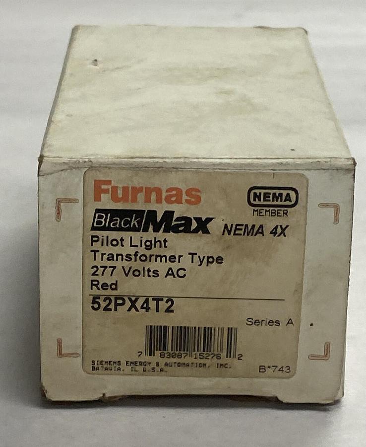 Furnas,52PX4T2,Red Pilot Light NOS