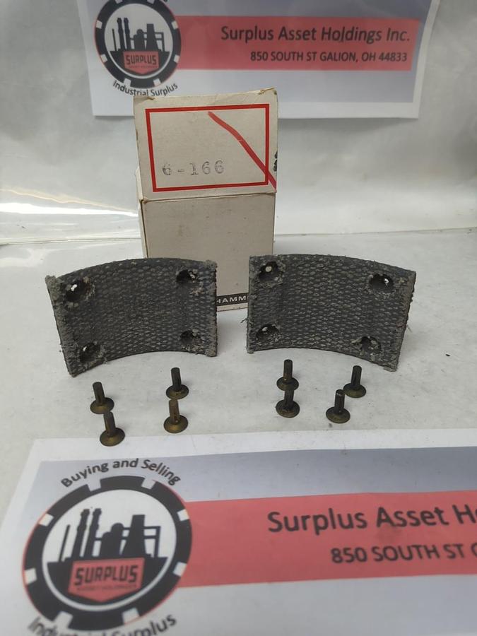 Used CUTLER-HAMMER,6-166,BRAKE LINING CONTACT KIT PRE-OWNED