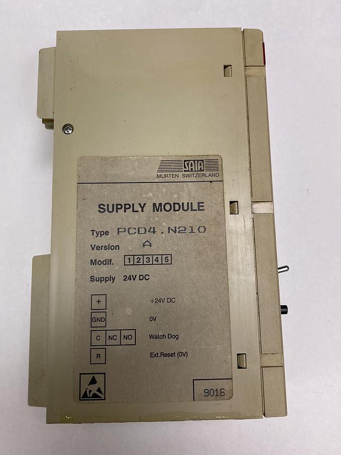 Used SAIA,PCD4.N210M4,Version A Supply Module