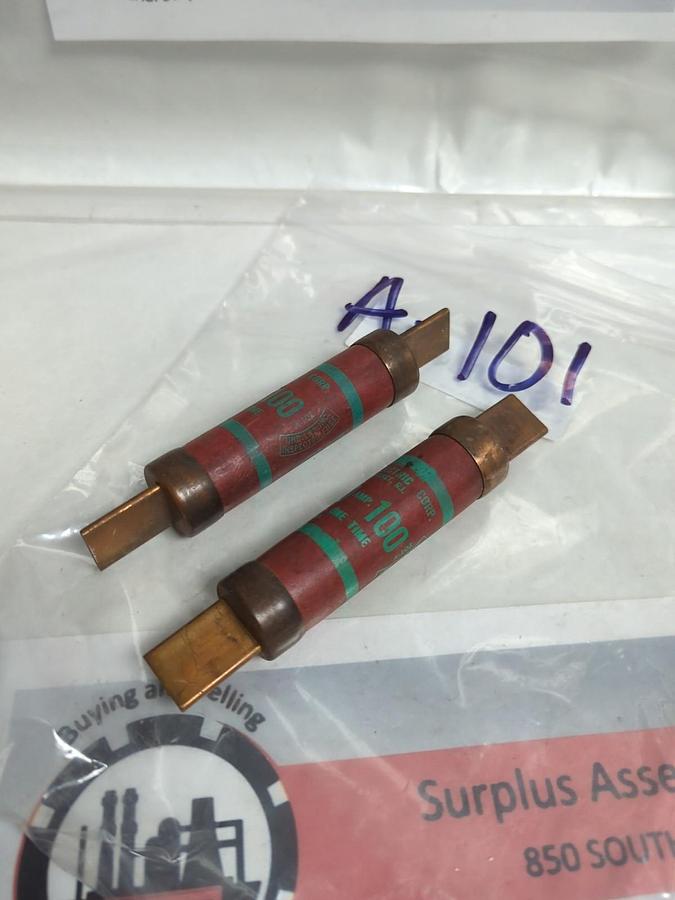 Used ROYAL,A-101,FUSE 100 AMP LOT OF 2 PRE-OWNED