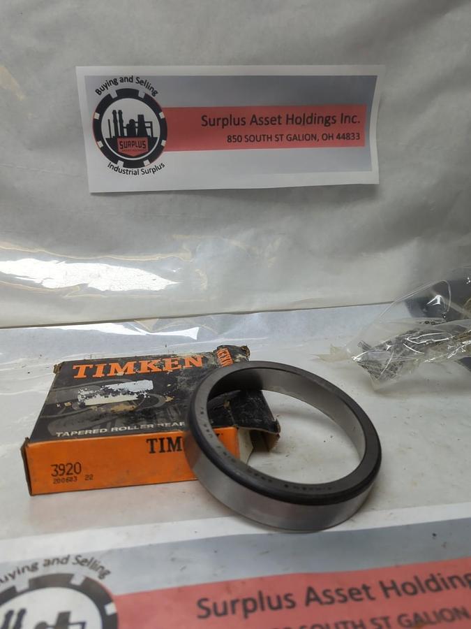 TIMKEN,3920,ROLLER BEARING CUP NOS