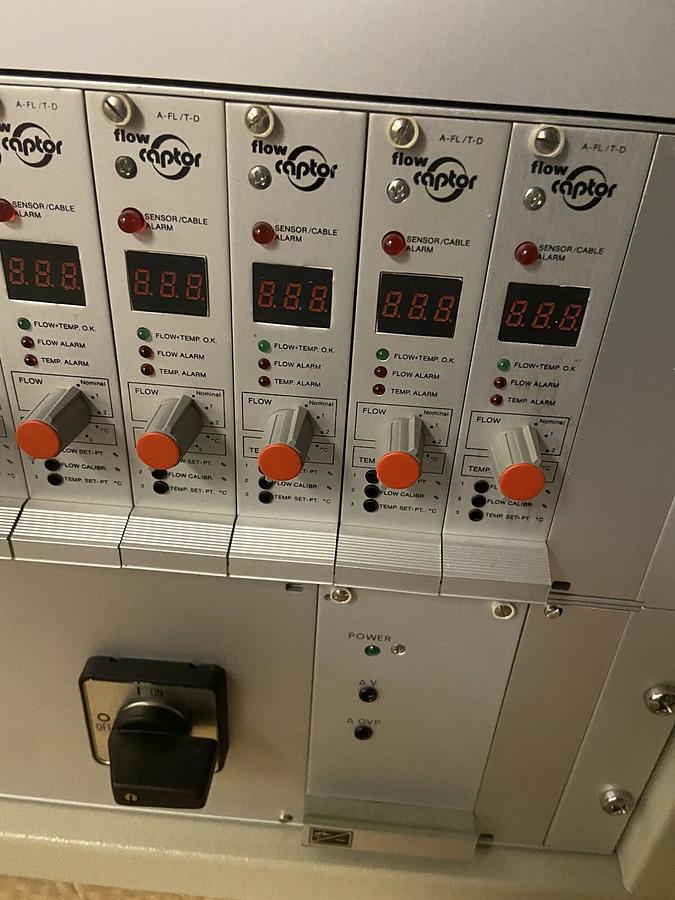 WEBER FLOW CAPTOR,EL1910,SYSTEM WITH 12 EUROCARD 4971.44 A-FL/T-D