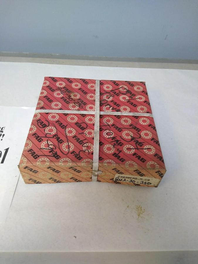 Used Fag,23030-EAS-M-C3,Spherical Roller Bearing NOS