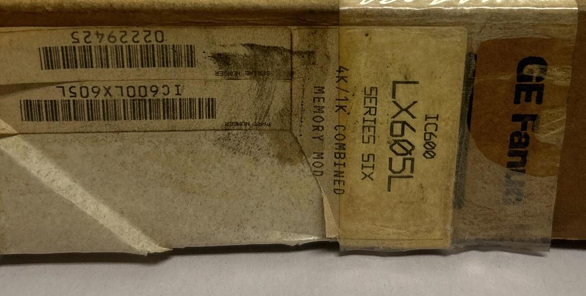 GE FANUC,IC600LX605L,MEMORY MODULE NOS