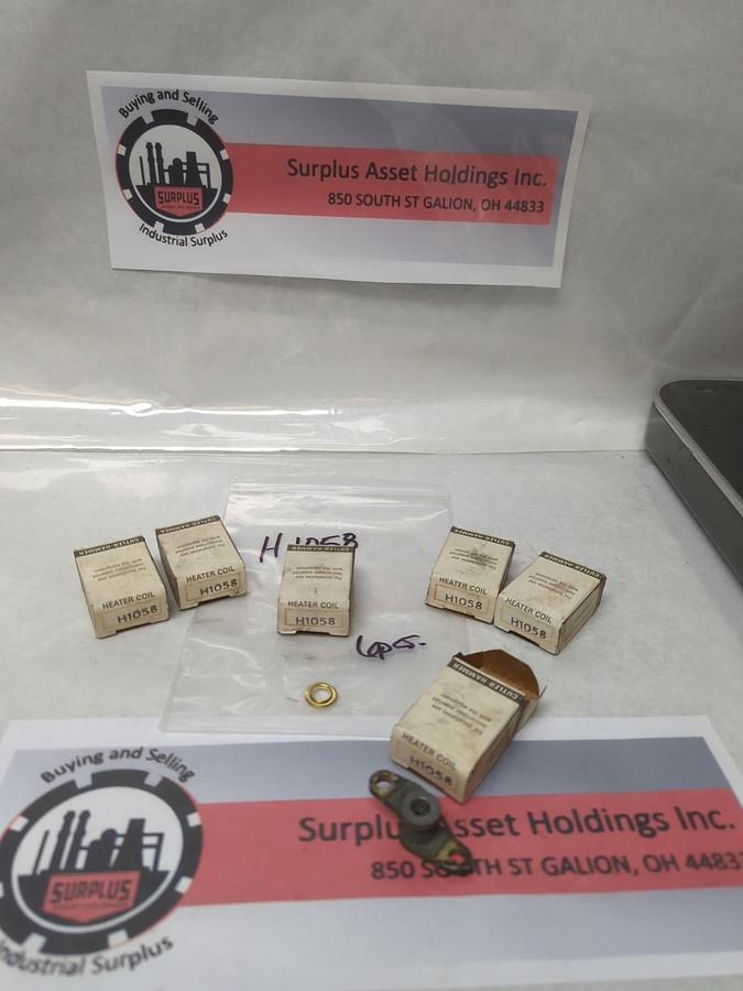CUTLER-HAMMER,H1058,OVERLOAD HEATER ELEMENT LOT OF 6 NOS