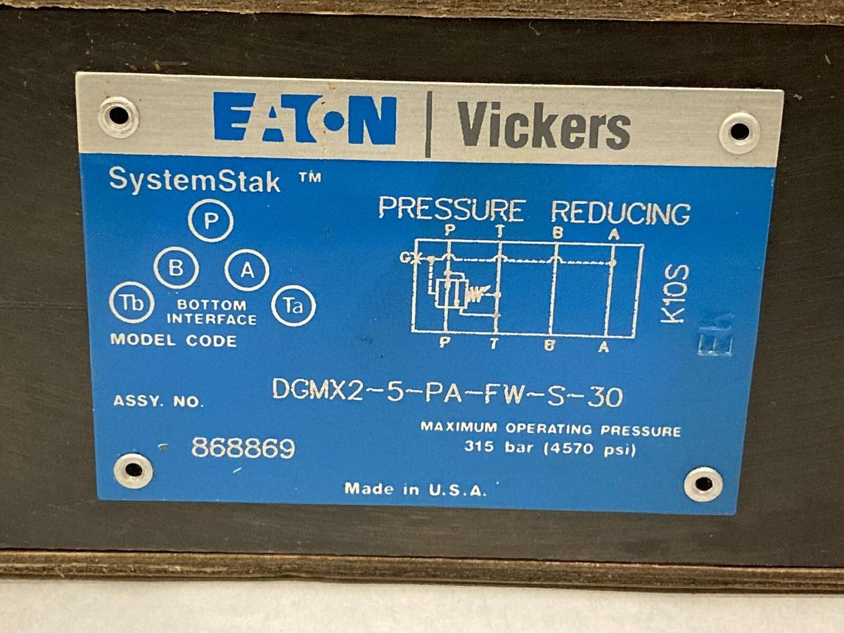 Vickers,DGMX2-5-PA-FW-S-30,Pressure Reducing Valve