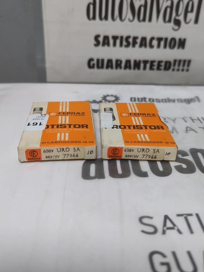 FERRAZ SHAWMUT,W77966,PROTISTOR FUSE 5 AMP/600VAC LOT OF 28 NOS