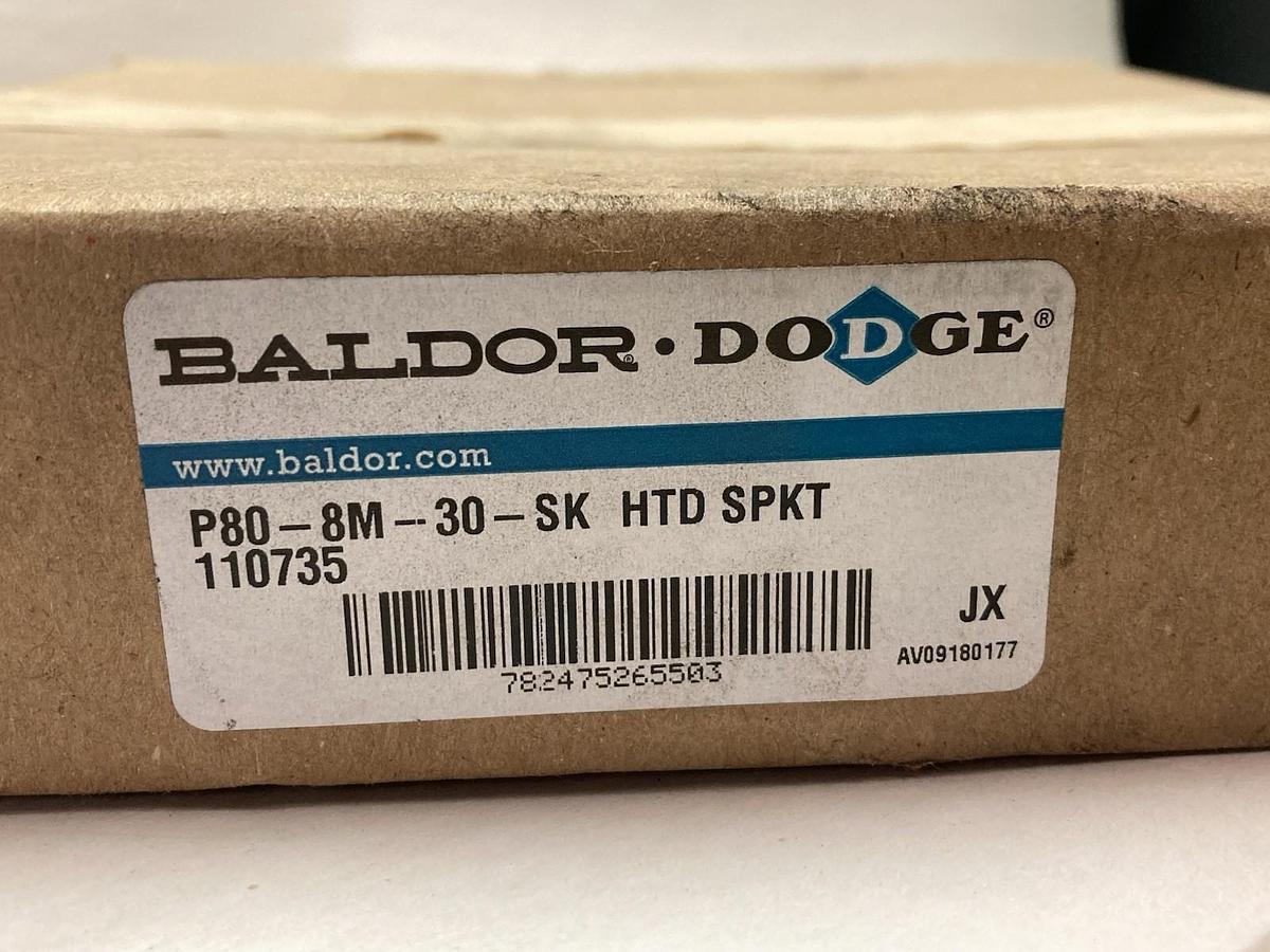 Used Dodge,P80-8M-30-SK HTD SPKT,High Torque Drive Belt Sprocket