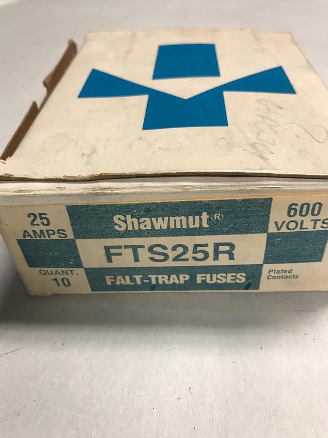 Gould Shawmut,FTS25R,Falt-Trap Fuses Box of 10