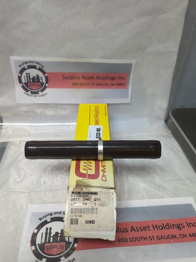 OHMITE,D175K50R,LUG RESISTOR 50 OHM 175 WATT NOS