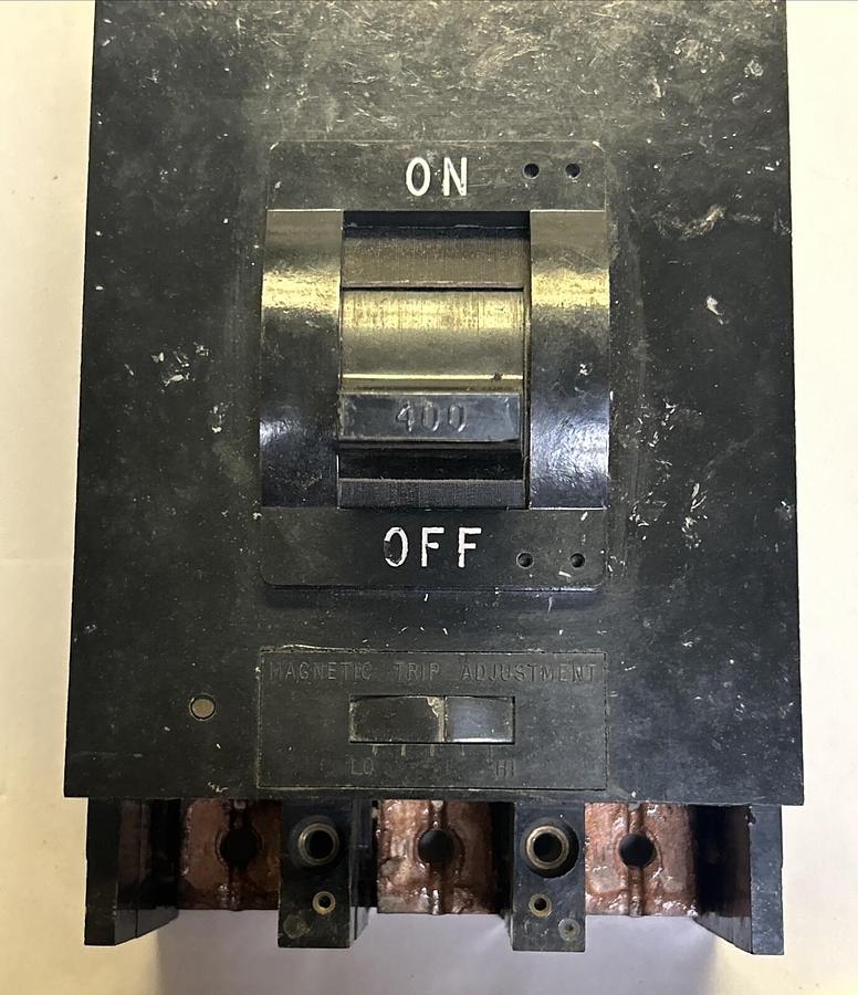 Used SQUARE D,LAP36400,CIRCUIT BREAKER 400A 600V 3P
