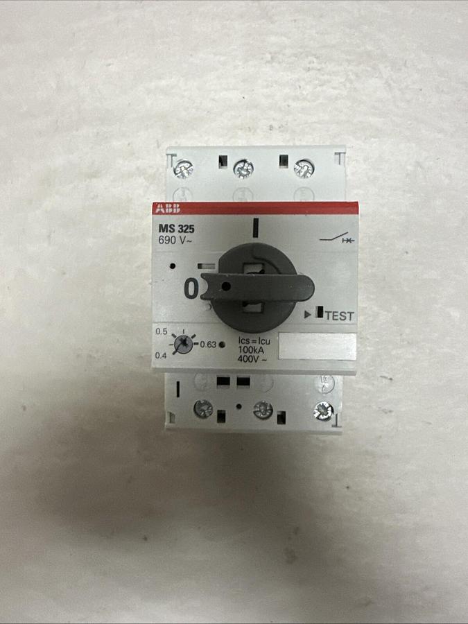 Used ABB,MS325-0.63,Manual Motor Starter