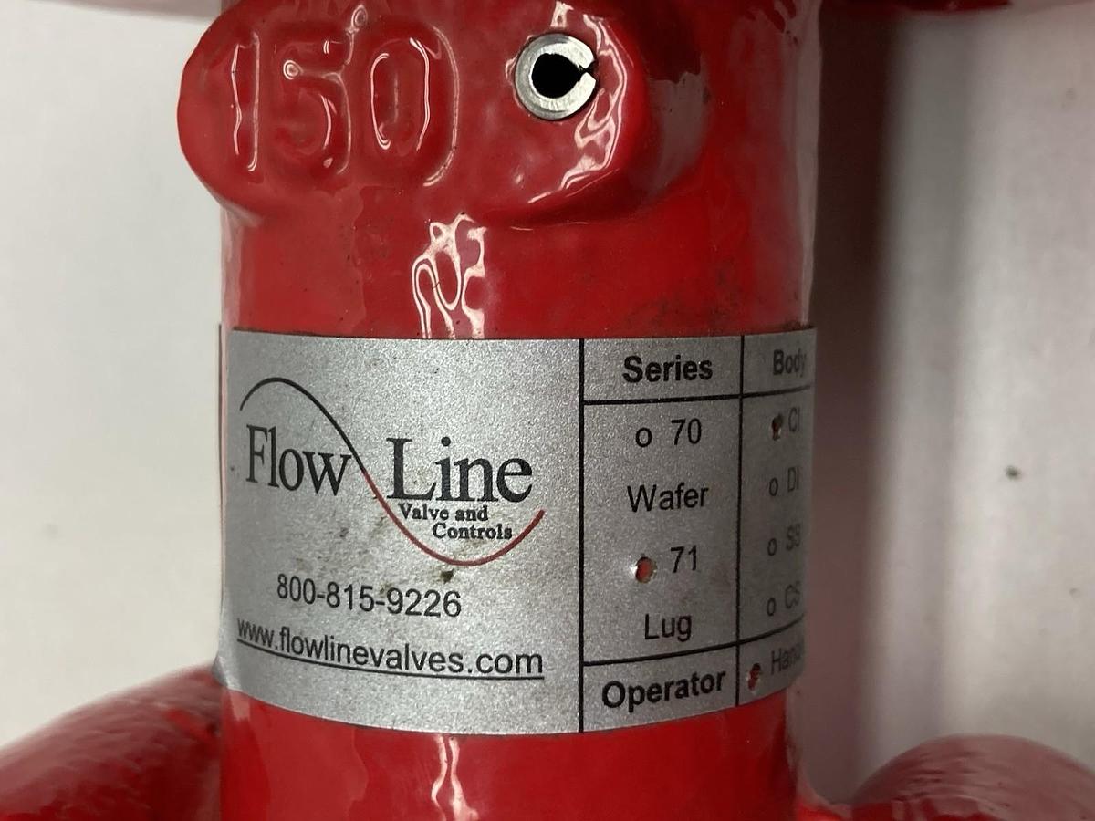 Flow Line,4 Inch 150PSI,Butterfly Valve Series 71 Shaft 460 ISO