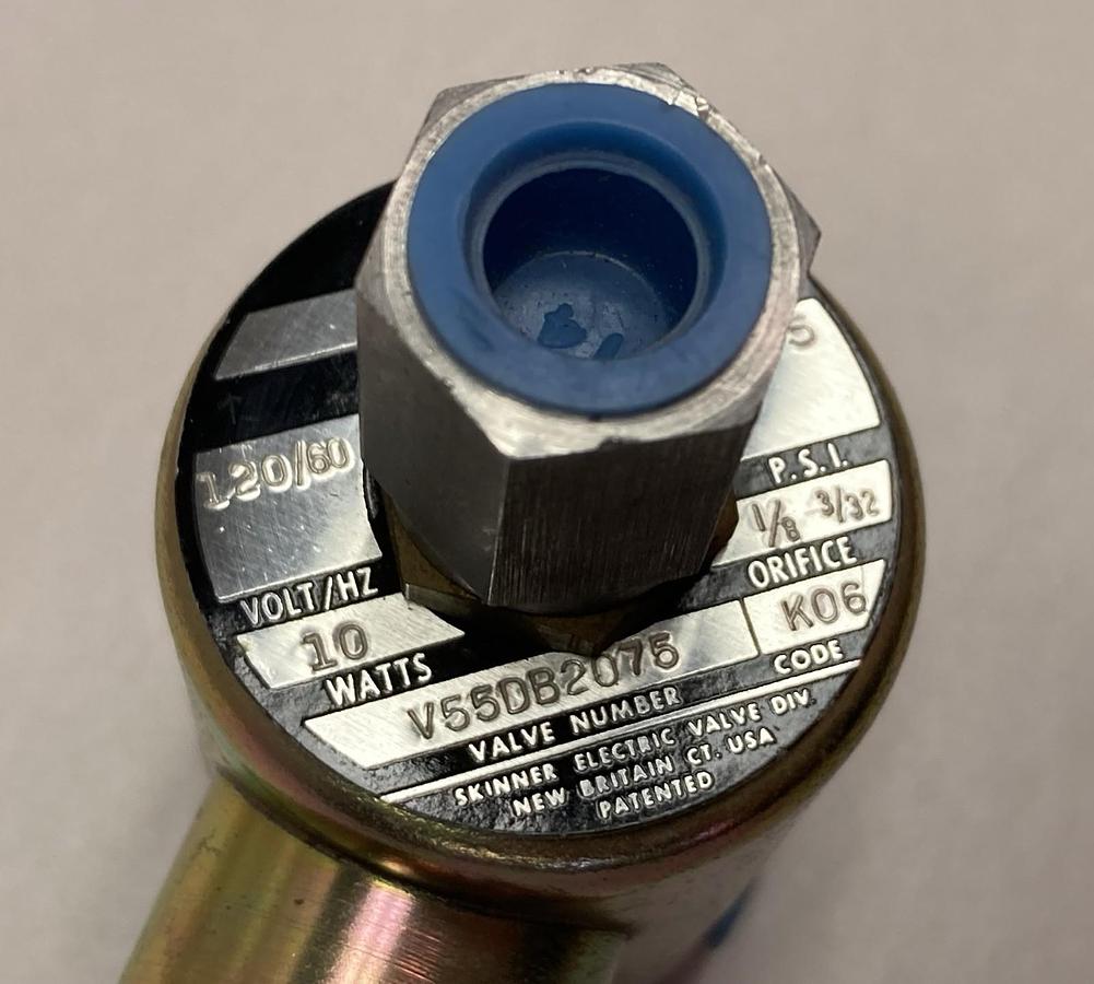 Skinner Electric,V55DB2075,Electric Valve 120V 60Hz 10 Watts 1/8PSI