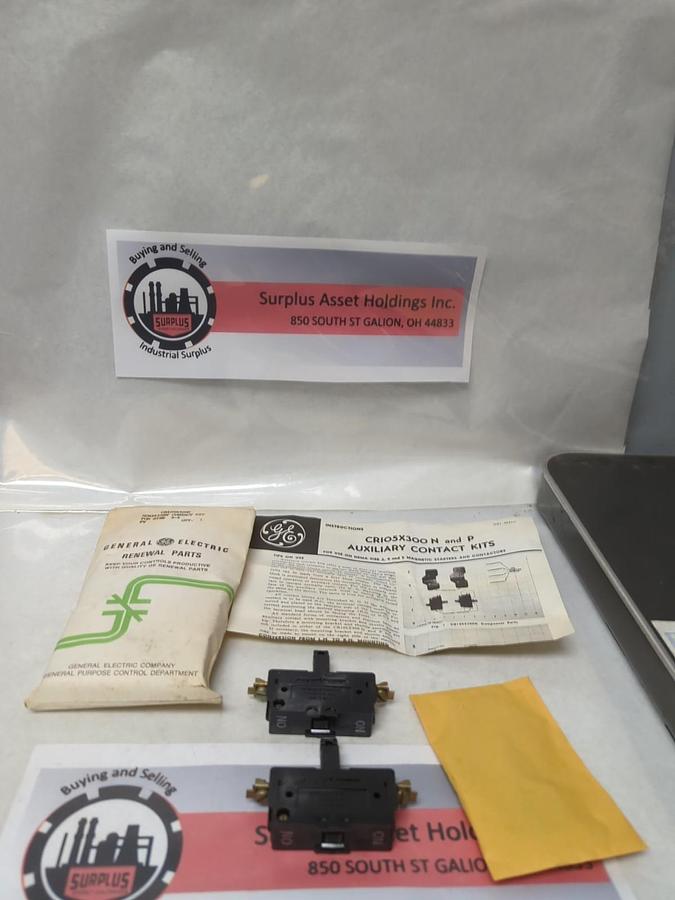 GENERAL ELECTRIC,CR105X300N,AUXILIARY CONTACT KIT FOR SIZE 3-4 NOS