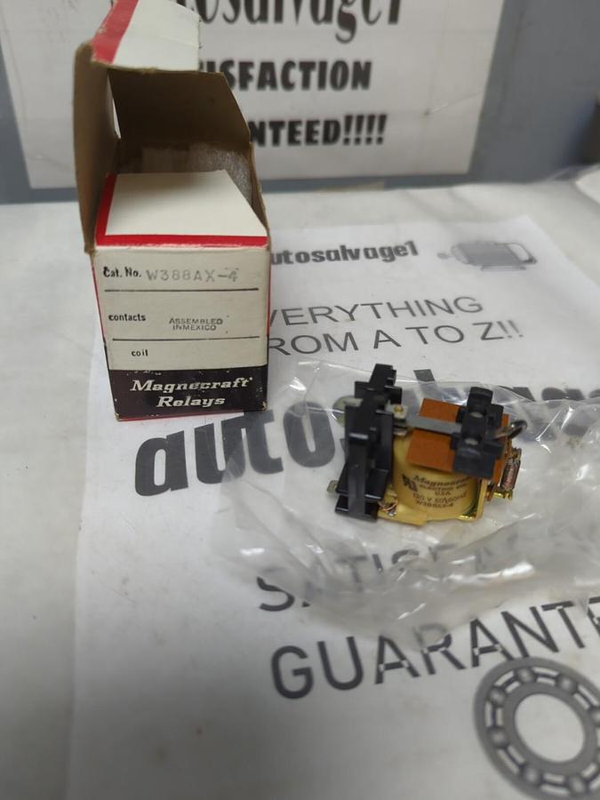 MAGNECRAFT,W388AX-4,RELAY 13 AMP 120V 50/60HZ NOS