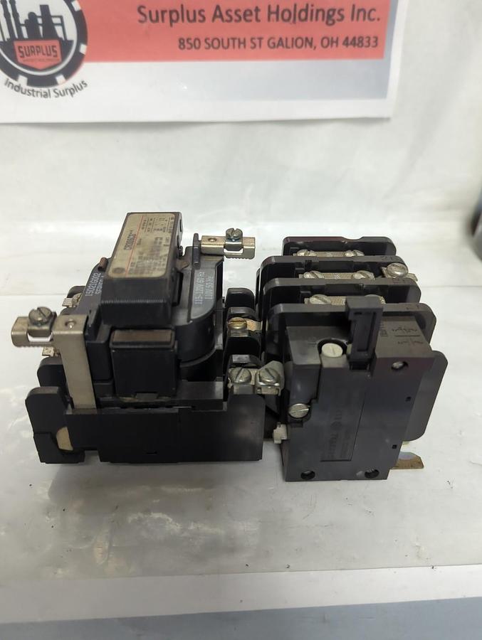 Used GENERAL ELECTRIC,CR306C0,MOTOR STARTERE SIZE 1 600VAC PRE-OWNED
