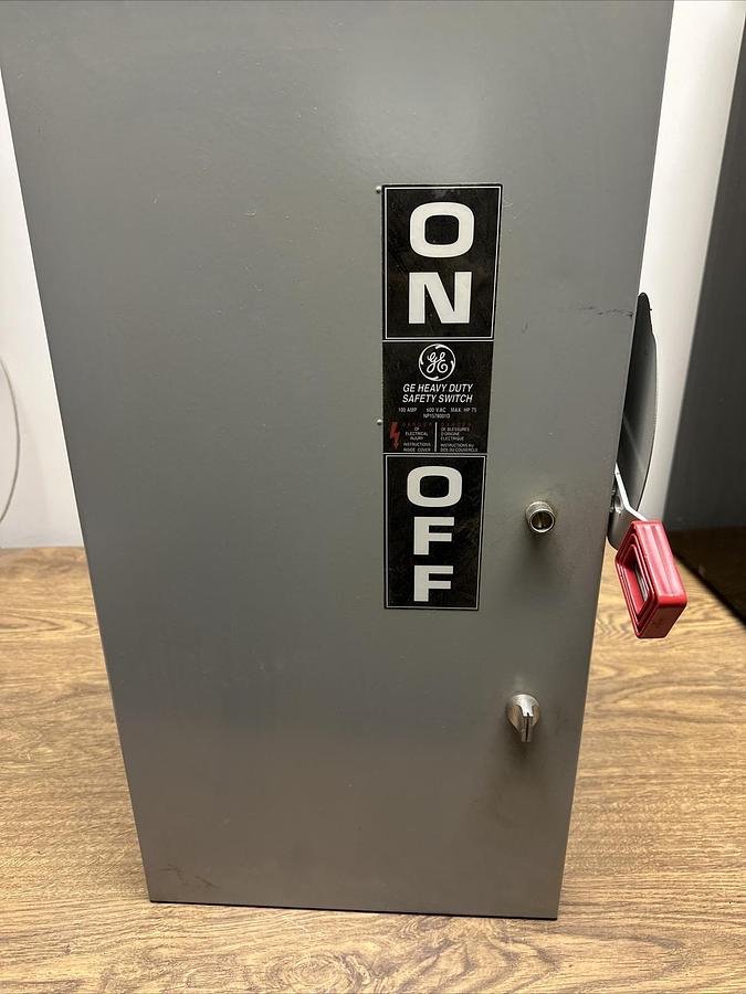 GE,TH3363M,Safety Switch 100Amp 600VAC Type 12