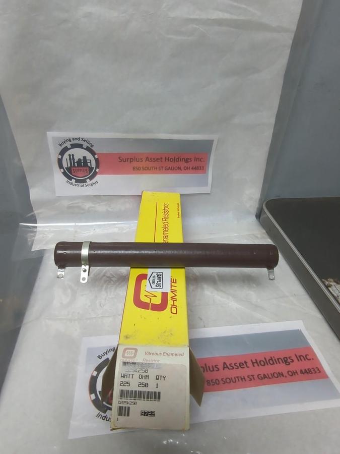 OHMITE,D225K250,LUG RESISTOR 250 OHM 225 WATT NOS