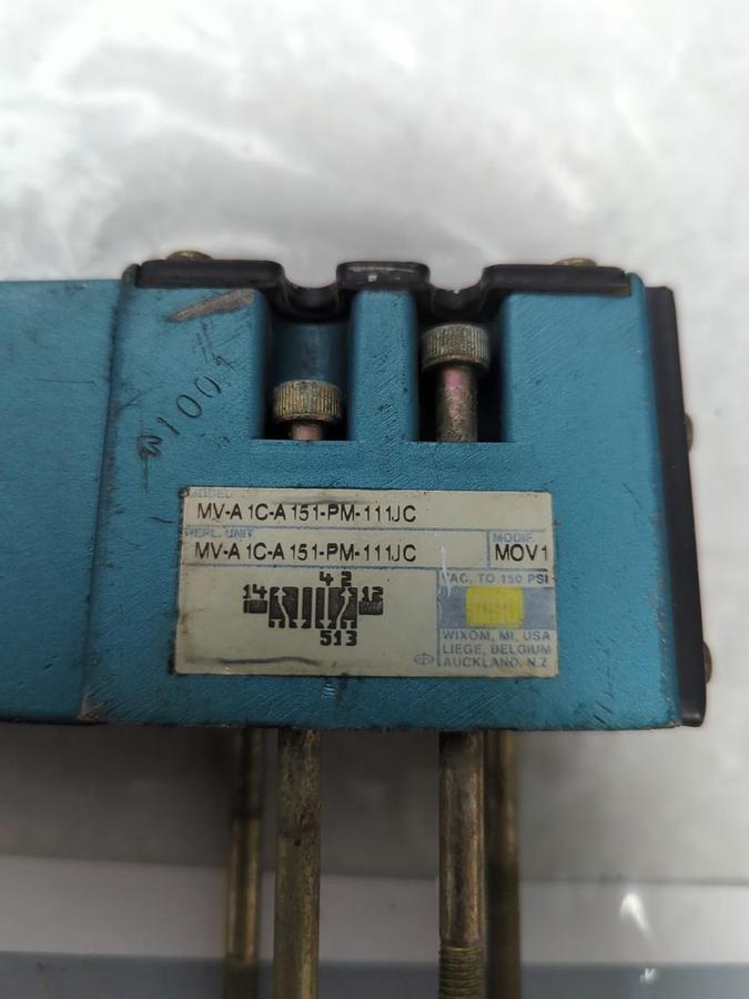 Used MAC VALVES,MV-A1C-A 151-PM-111JC,SOLENOID VALVE PME-111JM PRE-OWNED