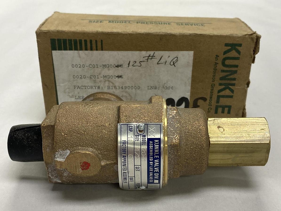 KUNKLE,20-1,LIQUID RELIEF VALVE NOS