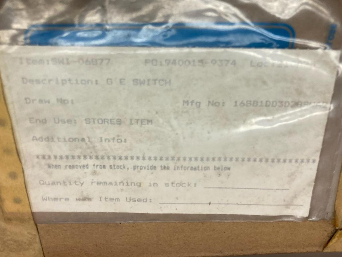 General Electric,SB1 DD3D28SUA2Y,Rotary Cam Switch