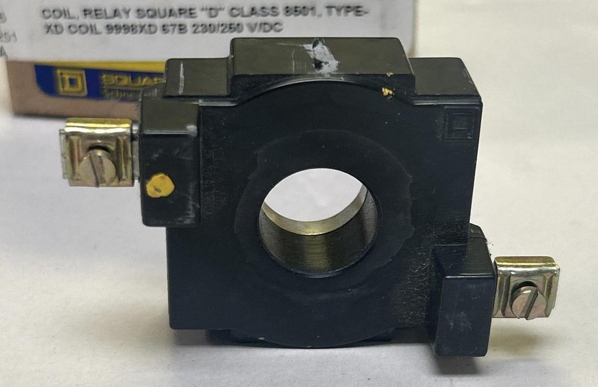 SQUARE D,9998XDL67B,RELAY COIL 250VDC NOS