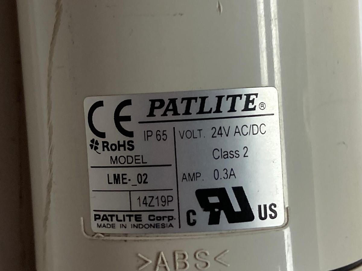 Patlite,LME-02,Stack Light Assembly 24V AC/DC