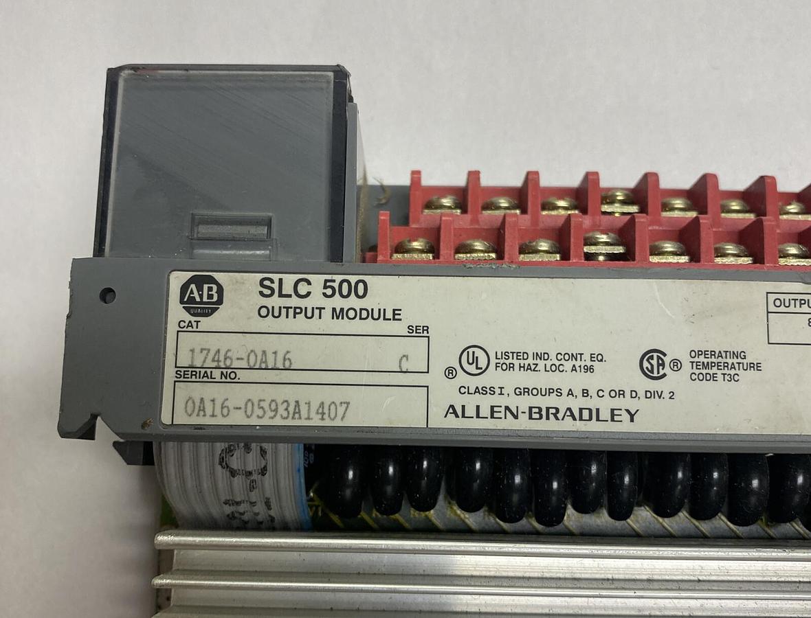 Used Allen-Bradley,1746-0A16,Ser C Output Module