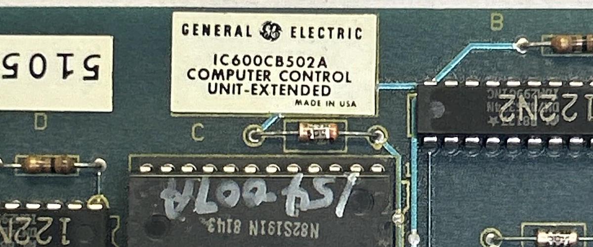 Used GE FANUC,IC600CB502A,CONTROL MODULE