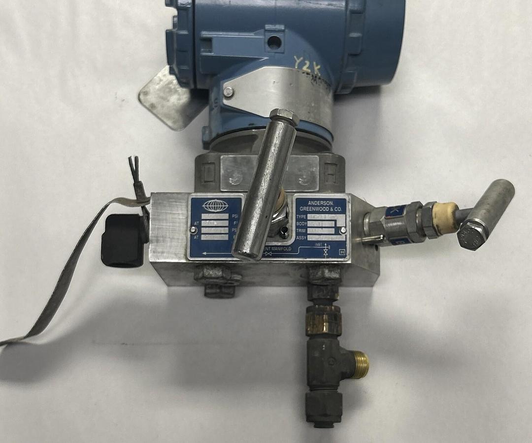 Used ROSEMOUNT,3051CG2A02A1AM5S5,PRESSURE TRANSMITTER