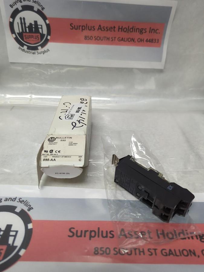 ALLEN BRADLEY,595-AA,SERIES C AUXILIARY CONTACT NOS