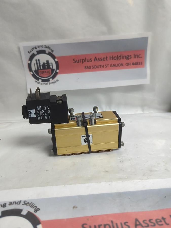 Used ROSS,W6076B2401,SOLENOID VALVE BAR 2-10 PRE-OWNED