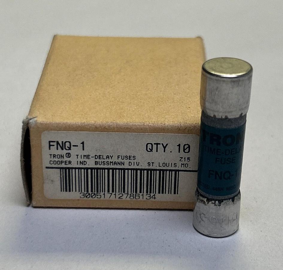 COOPER BUSSMANN,FNQ-1,TRON FUSES LOT OF 10 NEW
