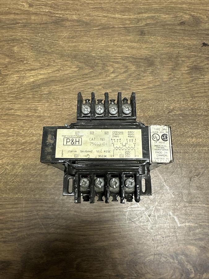 Used P&H,75Q331D1,240/480V Control Transformer