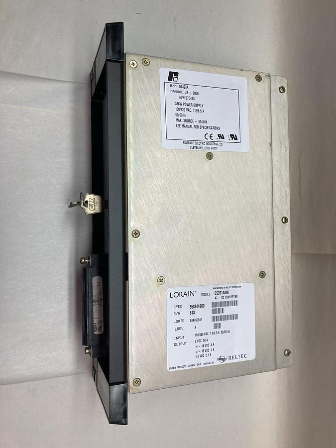 Reliance Electric,57493A,376W Power Supply 100/120Vac 7.8/6.5A 50/60Hz