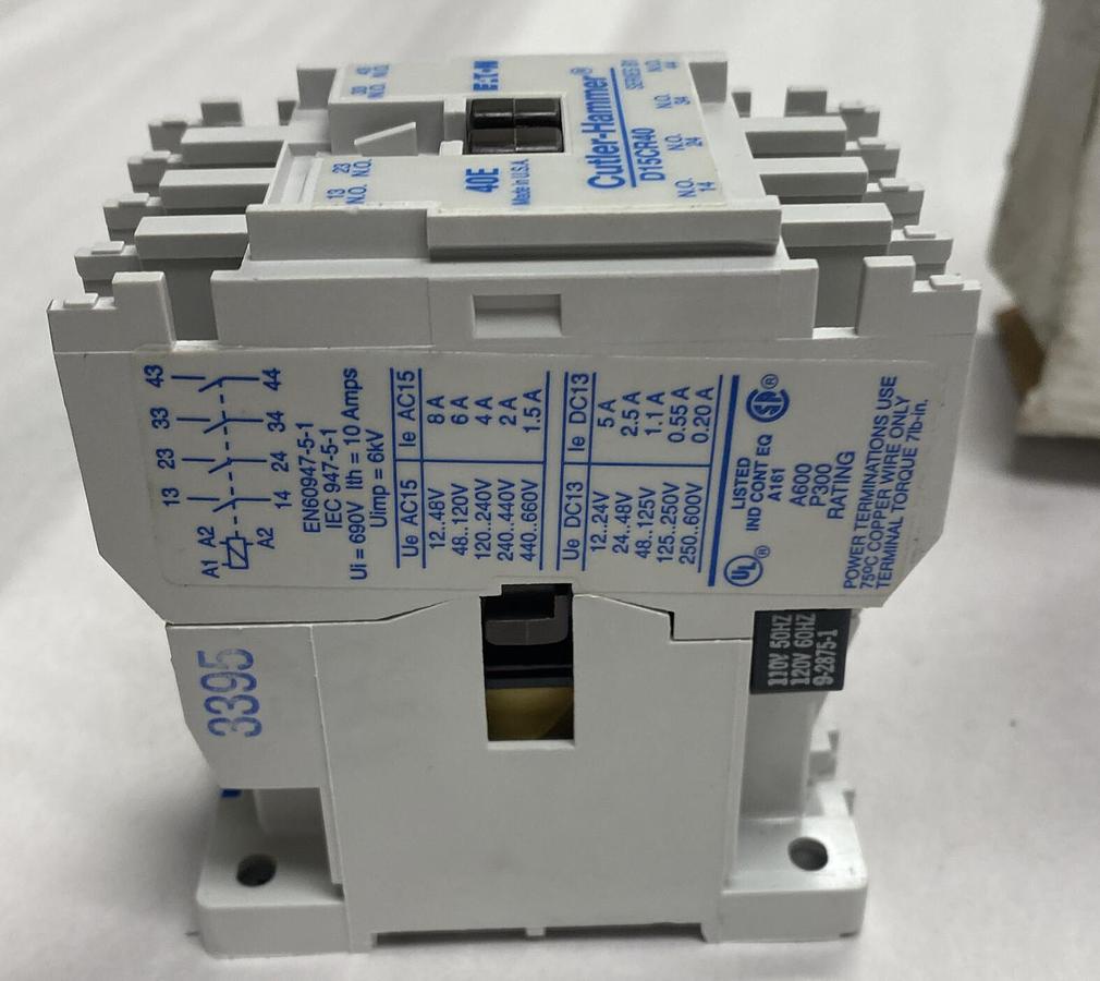 EATON CORPORATION,D15CR40DB,FREEDOM SERIES RELAY NEW IN BOX