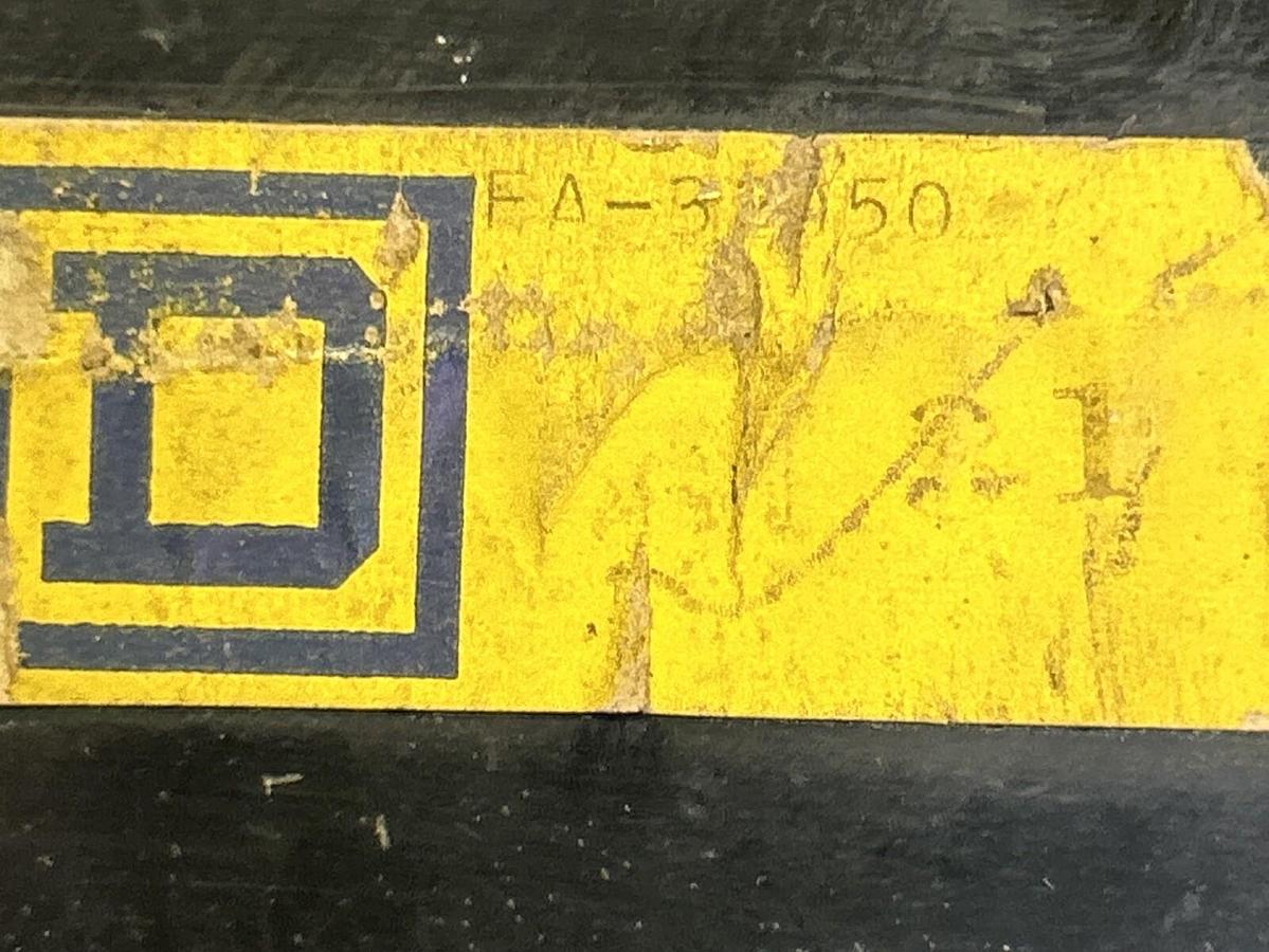 Used SQUARE D,FA32A50,I-LINE CIRCUIT BREAKER 50A 240V 3P