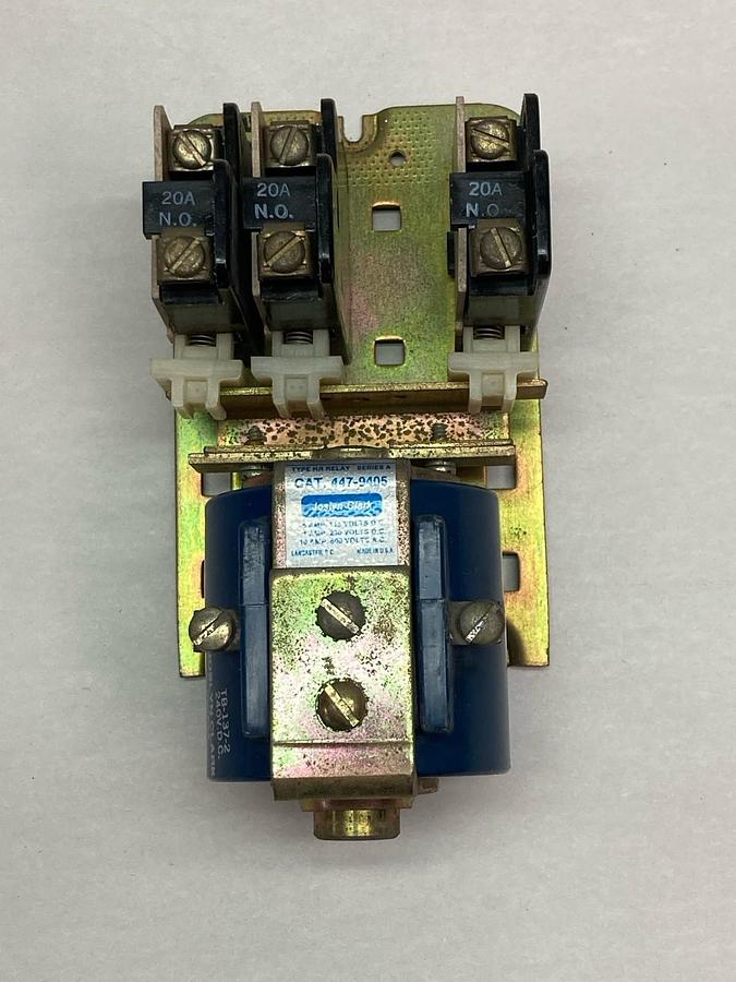 Used Joslyn Clark,447-9405,Relay Series A Type HR Relay 1-10A 115-600V